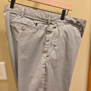 Polo Ralph Lauren Stretch Cotton Twill Chino Pants 46x32 Beige Khaki